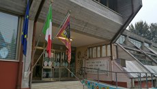 Участок для голосования на референдуме об автономии в области Венето, Италия. 22 октября 2017 Участок для голосования на референдуме об автономии в области Венето, Италия. 22 октября 2017