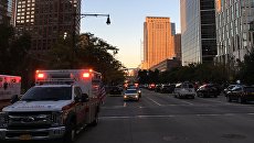 Автомобиль медицинской службы в США. Архивное фото Автомобиль медицинской службы в США. Архивное фото