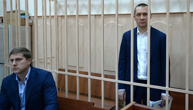 Дмитрий Захарченко в Басманном судом Москвы. Архивное фото