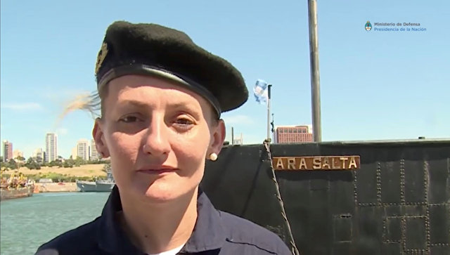  Первая в истории Аргентины женщина-подводник, член экипажа пропавшей подводной лодки Сан-Хуан Элиана Мария Кравчик 