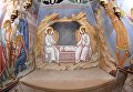 Погребенное ложе Христа Спасителя в кувуквии Воскресенского храма на территории Ново-Иерусалимского мужского монастыря Погребенное ложе Христа Спасителя в кувуквии Воскресенского храма на территории Ново-Иерусалимского мужского монастыря
