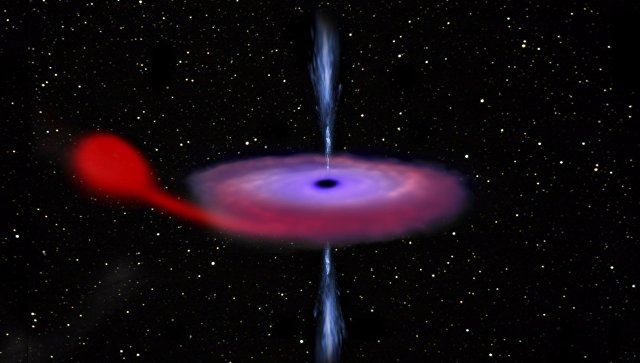 Черная дыра в двойной системе V404 Лебедя