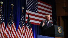 Президент США Дональд Трамп в Вашингтоне. Архивное фото Президент США Дональд Трамп в Вашингтоне. Архивное фото