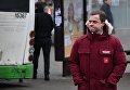 Заместитель мэра Москвы Максим Ликсутов на месте, где пассажирский автобус въехал в остановку на Сходненской улице в Москве. 29 декабря 2017 Заместитель мэра Москвы Максим Ликсутов на месте, где пассажирский автобус въехал в остановку на Сходненской улице в Москве. 29 декабря 2017