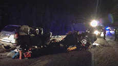 Последствия ДТП на трассе Ханты-Мансийск — Нягань в Октябрьском районе Ханты-Мансийского автономного округа. 3 января 2018 Последствия ДТП на трассе Ханты-Мансийск — Нягань в Октябрьском районе Ханты-Мансийского автономного округа. 3 января 2018
