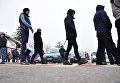 Участники акции протеста на границе между Украиной и Польшей против ужесточения таможенного контроля, запрета на перевозку товаров через границу больше определенной суммы Участники акции протеста на границе между Украиной и Польшей против ужесточения таможенного контроля, запрета на перевозку товаров через границу больше определенной суммы