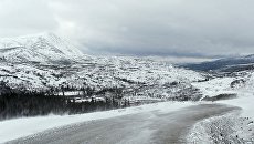 Дорога зимой. Архивное фото Дорога зимой. Архивное фото