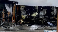 Последствия пожара в поселке Хужир Ольхонского района Иркутской области. 28 января 2018 Последствия пожара в поселке Хужир Ольхонского района Иркутской области. 28 января 2018
