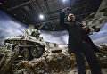 Посетитель в экспозиции трехмерной панорамы битвы за Ленинград в январе 1943 года Прорыв на территории Кировского музея-заповедника Прорыв блокады Ленинграда Посетитель в экспозиции трехмерной панорамы битвы за Ленинград в январе 1943 года Прорыв на территории Кировского музея-заповедника Прорыв блокады Ленинграда
