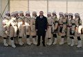 Президент РФ Владимир Путин фотографируется с участницами праздничных мероприятий, посвященных 75-й годовщине победы в Сталинградской битве, во время посещения интерактивного музея Россия - моя история. 2 февраля 2018 Президент РФ Владимир Путин фотографируется с участницами праздничных мероприятий, посвященных 75-й годовщине победы в Сталинградской битве, во время посещения интерактивного музея Россия - моя история. 2 февраля 2018
