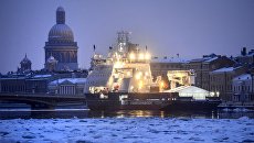 Новое ледокольное судно Евгений Примаков в Санкт-Петербурге. 3 февраля 2018 Новое ледокольное судно Евгений Примаков в Санкт-Петербурге. 3 февраля 2018
