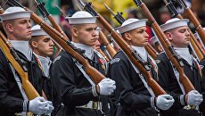 Парад в США. Архивное фото Парад в США. Архивное фото