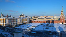 Вид Московского Кремля. Архивное фото Вид Московского Кремля. Архивное фото