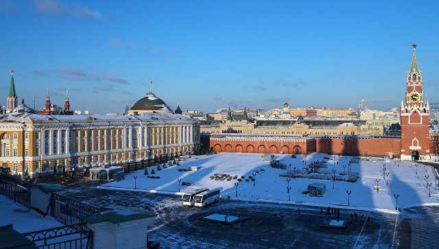 Вид Московского Кремля. Архивное фото