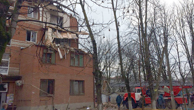 Взрыв газового баллона в жилом доме в Краснодаре. 10 марта 2018
