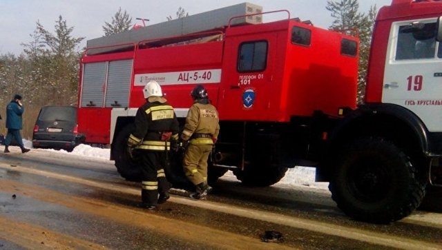 ДТП на автодороге Владимир - Гусь-Хрустальный - Тума. 16 марта 2018