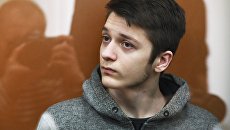 Подозреваемый курсант Военно-космической академии имени Можайского Вадим Осипов в зале Московского окружного военного суда. 3 апреля 2018 Подозреваемый курсант Военно-космической академии имени Можайского Вадим Осипов в зале Московского окружного военного суда. 3 апреля 2018