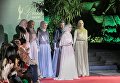 Fashion-шоу фонда Русский Силуэт в галерее искусств Зураба Церетели в рамках 40-го ММКФ Fashion-шоу фонда Русский Силуэт в галерее искусств Зураба Церетели в рамках 40-го ММКФ