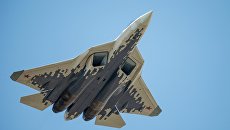 Многофункциональный истребитель Су-57 на репетиции воздушной части парада Победы в Москве Многофункциональный истребитель Су-57 на репетиции воздушной части парада Победы в Москве