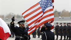 Открытие базы ВВС США в Ласке, Польша. 2012 год Открытие базы ВВС США в Ласке, Польша. 2012 год