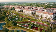 Панорама микрорайона Красногорский Панорама микрорайона Красногорский
