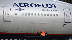 Самолет Airbus A320 авиакомпании Аэрофлот Самолет Airbus A320 авиакомпании Аэрофлот