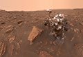 Марсоход Curiosity сделал селфи во время марсианской бури Марсоход Curiosity сделал селфи во время марсианской бури
