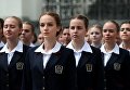Объединенный выпуск воспитанниц Московского кадетского корпуса Пансион воспитанниц Министерства обороны РФ на торжественной церемонии выпуска офицеров из высших военных учебных заведений Министерства обороны РФ на Соборной площади в Кремле Объединенный выпуск воспитанниц Московского кадетского корпуса Пансион воспитанниц Министерства обороны РФ на торжественной церемонии выпуска офицеров из высших военных учебных заведений Министерства обороны РФ на Соборной площади в Кремле