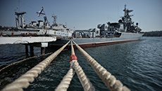 Военно-морская база Черноморского флота РФ в Севастополе. Архивное фото Военно-морская база Черноморского флота РФ в Севастополе. Архивное фото