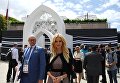 Посол Ростова-на-Дону, города-организатора Чемпионата мира по футболу - 2018 в России, телеведущая Виктория Лопырева на открытии павильона Мажлис Катар на Пушкинской набережной в Центральном парке культуры и отдыха имени Горького в Москве Посол Ростова-на-Дону, города-организатора Чемпионата мира по футболу - 2018 в России, телеведущая Виктория Лопырева на открытии павильона Мажлис Катар на Пушкинской набережной в Центральном парке культуры и отдыха имени Горького в Москве
