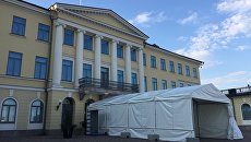 Президентский дворец в Хельсинки, где пройдут переговоры президента России Владимира Путина и президента США Дональда Трампа Президентский дворец в Хельсинки, где пройдут переговоры президента России Владимира Путина и президента США Дональда Трампа