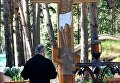 Поминальный крест у Алапаевской шахты, куда были сброшены члены Дома Романовых и близкие к ним люди Поминальный крест у Алапаевской шахты, куда были сброшены члены Дома Романовых и близкие к ним люди