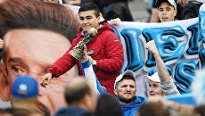 Участники во время Фестиваля болельщиков FIFA Fan Fest 2018 Участники во время Фестиваля болельщиков FIFA Fan Fest 2018