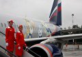 Самолет авиакомпании Аэрофлот Самолет авиакомпании Аэрофлот