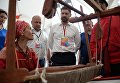 Руководитель Федерального агентства по делам национальностей Игорь Баринов во время мастер-класса на фестивале Многонациональная Россия в Москве Руководитель Федерального агентства по делам национальностей Игорь Баринов во время мастер-класса на фестивале Многонациональная Россия в Москве