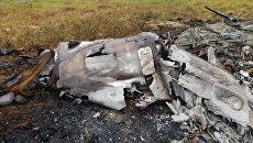На месте крушения вертолета Ми-8 в Красноярском крае На месте крушения вертолета Ми-8 в Красноярском крае