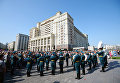 Выступление оркестра у памятника маршалу Георгию Жукову на Манежной площади в Москве в рамках программы Военные оркестры в парках Выступление оркестра у памятника маршалу Георгию Жукову на Манежной площади в Москве в рамках программы Военные оркестры в парках
