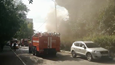 Пожар на крытом теннисном корте в подмосковном Реутове. 30 августа 2018 Пожар на крытом теннисном корте в подмосковном Реутове. 30 августа 2018
