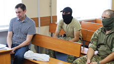 Заседание суда по делу журналиста К. Вышинского в Херсоне. Архивное фото Заседание суда по делу журналиста К. Вышинского в Херсоне. Архивное фото