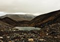Многочисленные озера на морене под ледником Многочисленные озера на морене под ледником