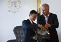 Основатель Alibaba Джек Ма и генеральный директор Российского фонда прямых инвестиций (РФПИ) Кирилл Дмитриев Основатель Alibaba Джек Ма и генеральный директор Российского фонда прямых инвестиций (РФПИ) Кирилл Дмитриев
