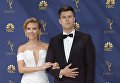 Скарлетт Йоханссон и Колин Жост прибывают на 70-ю церемонию вручения награды Primetime Emmy Awards в Лос-Анджелесе Скарлетт Йоханссон и Колин Жост прибывают на 70-ю церемонию вручения награды Primetime Emmy Awards в Лос-Анджелесе