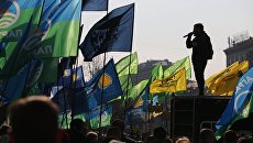 Участники акции с требованием реформировать избирательную систему Украины в Киеве. 28 октября 2018 Участники акции с требованием реформировать избирательную систему Украины в Киеве. 28 октября 2018