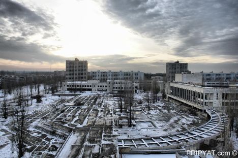 Фото города чернобыль после