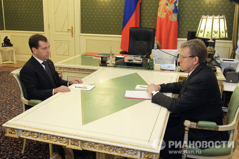 Дмитрий Медведев провел встречу с Алексеем Кудриным в Кремле Дмитрий Медведев провел встречу с Алексеем Кудриным в Кремле