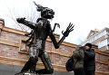 Статуя Чужого установлена в центре Владивостока Статуя Чужого установлена в центре Владивостока