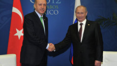 В.Путин встретился с Р.Эрдоганом В.Путин встретился с Р.Эрдоганом
