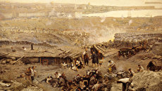 Фрагмент панорамы Оборона Севастополя 1854-1855 г.г. автора Франца Рубо Фрагмент панорамы Оборона Севастополя 1854-1855 г.г. автора Франца Рубо