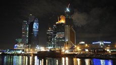 Пожар в строящейся башне центра Москва-Сити Пожар в строящейся башне центра Москва-Сити