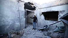Дом, разрушенный в результате авиаударов НАТО. Архив Дом, разрушенный в результате авиаударов НАТО. Архив
